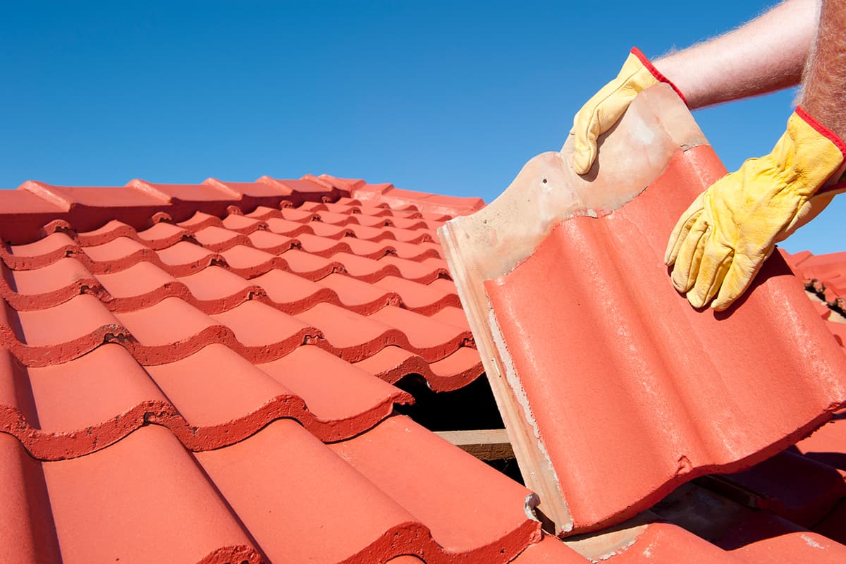 Splash proof Roof Tile sealing